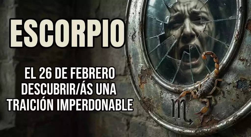 Escorpio Alerta de caos por Mercurio retrógrado este 26 de febrero.