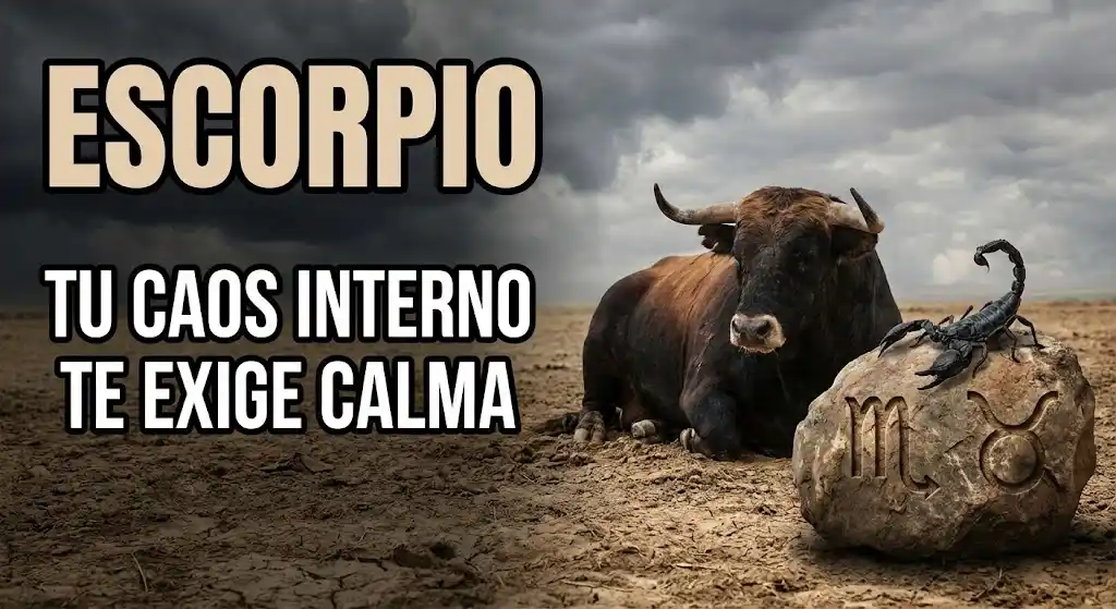 Escorpio lo que Tauro te enseña sobre la calma cuando sentís que todo explota